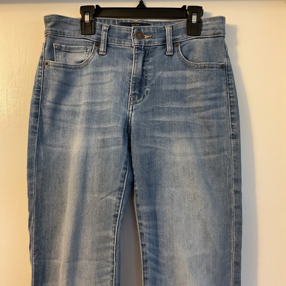 4. Lucky Brand Jeans Light Blue Ava Ankle Straight Size 2 - Picture 3 of 6